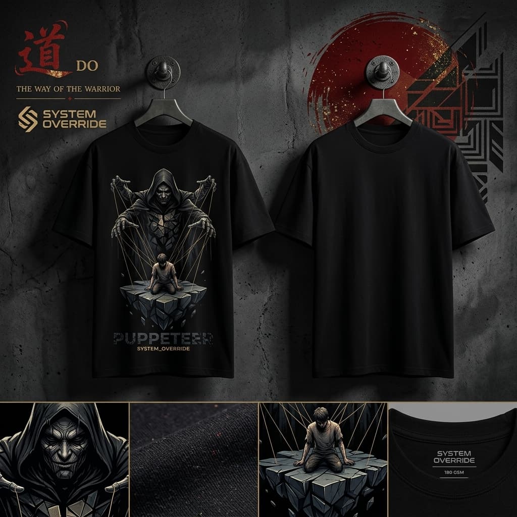Men's Oversized Puppet Master Graphic T-Shirt